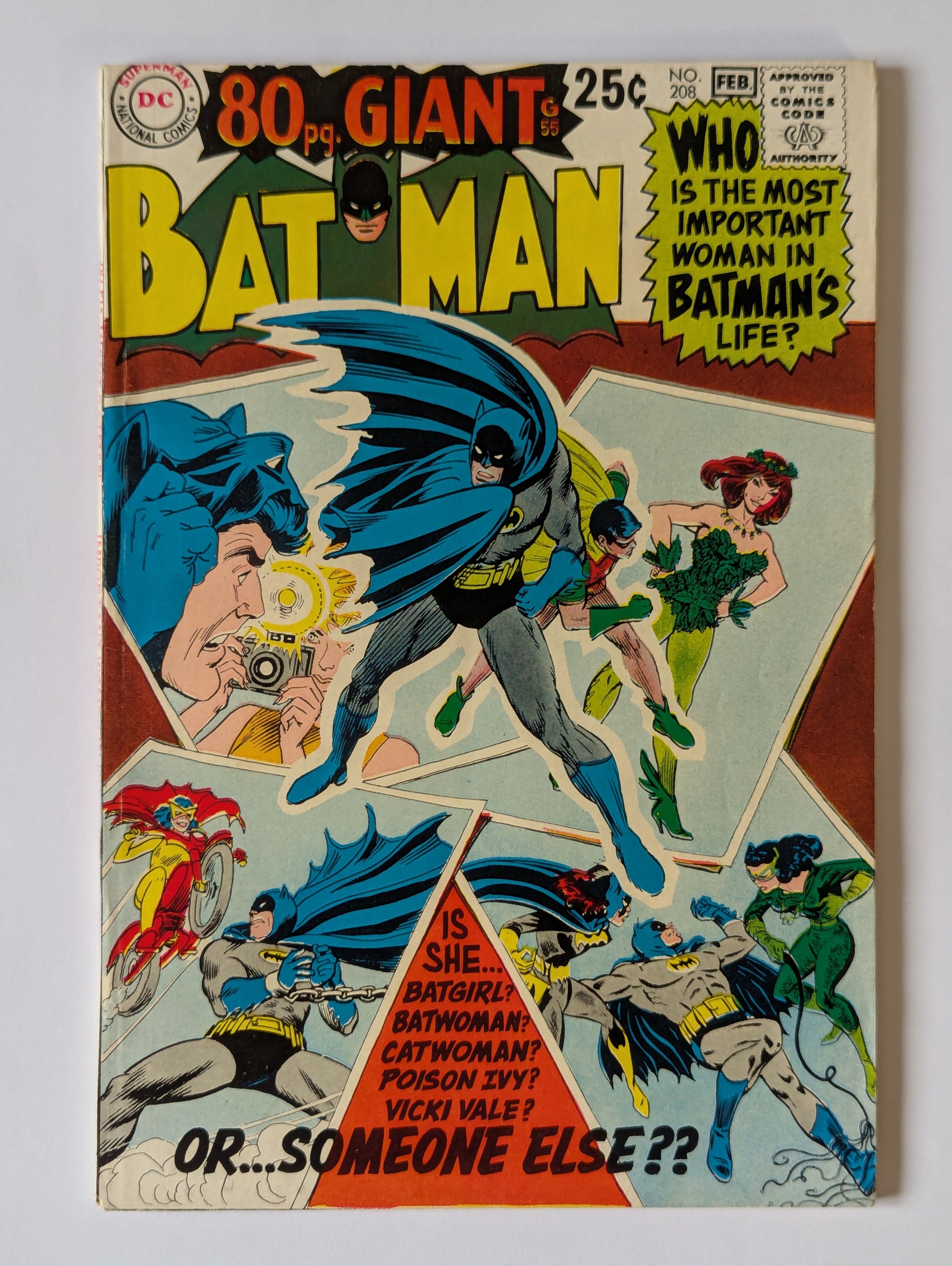 Batman #208 DC Comic Book