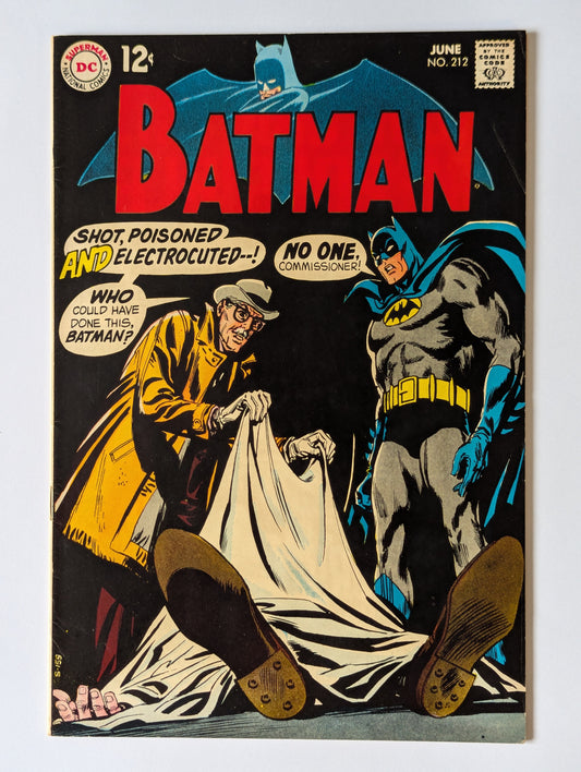 Batman #212 DC Comic Book