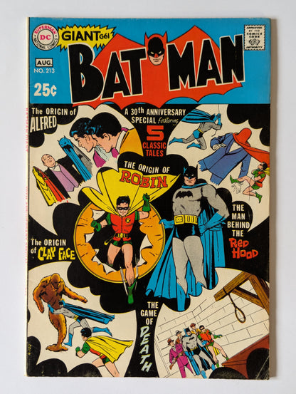 Batman #213 DC Comic Book