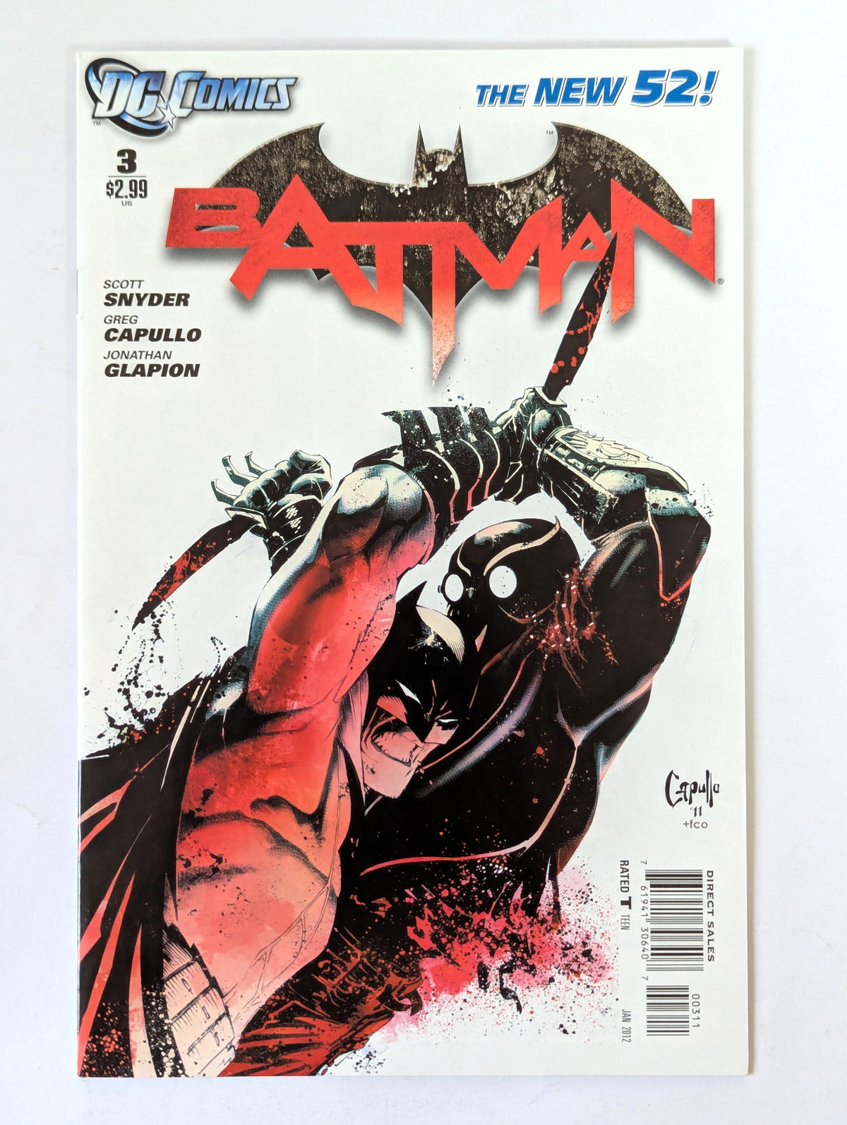 Batman #3 2011 Series DC Comic Book
