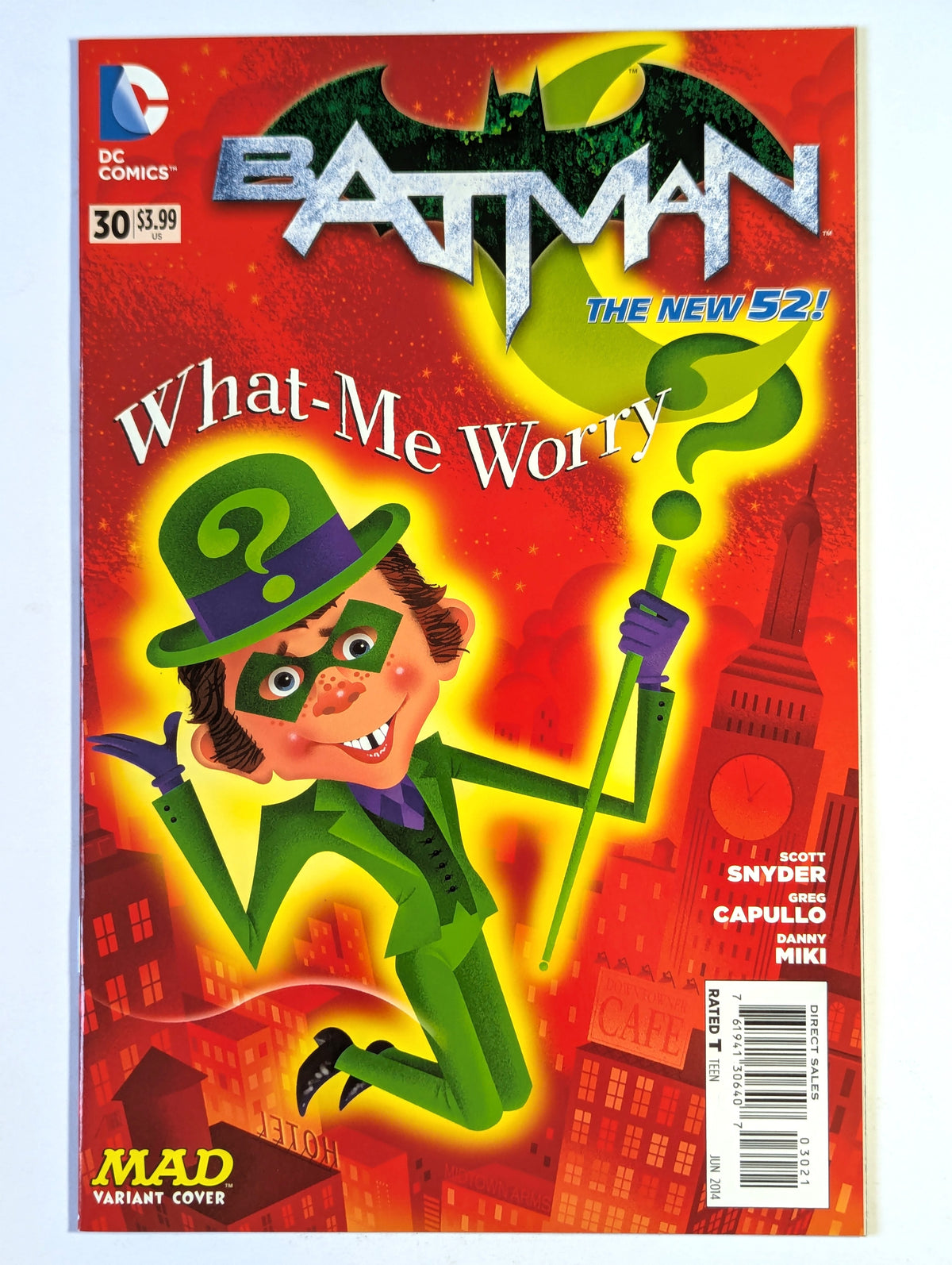 Batman #30 Variant 2011 Series DC Comic Book