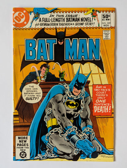 Batman #329 DC Comic Book