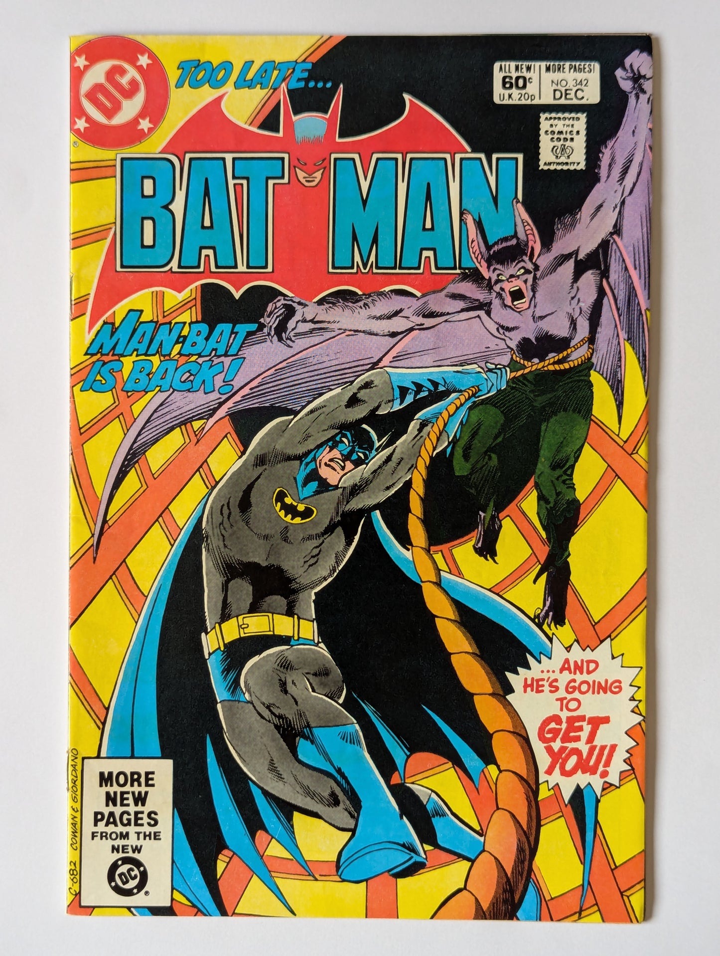 Batman #342 DC Comic Book