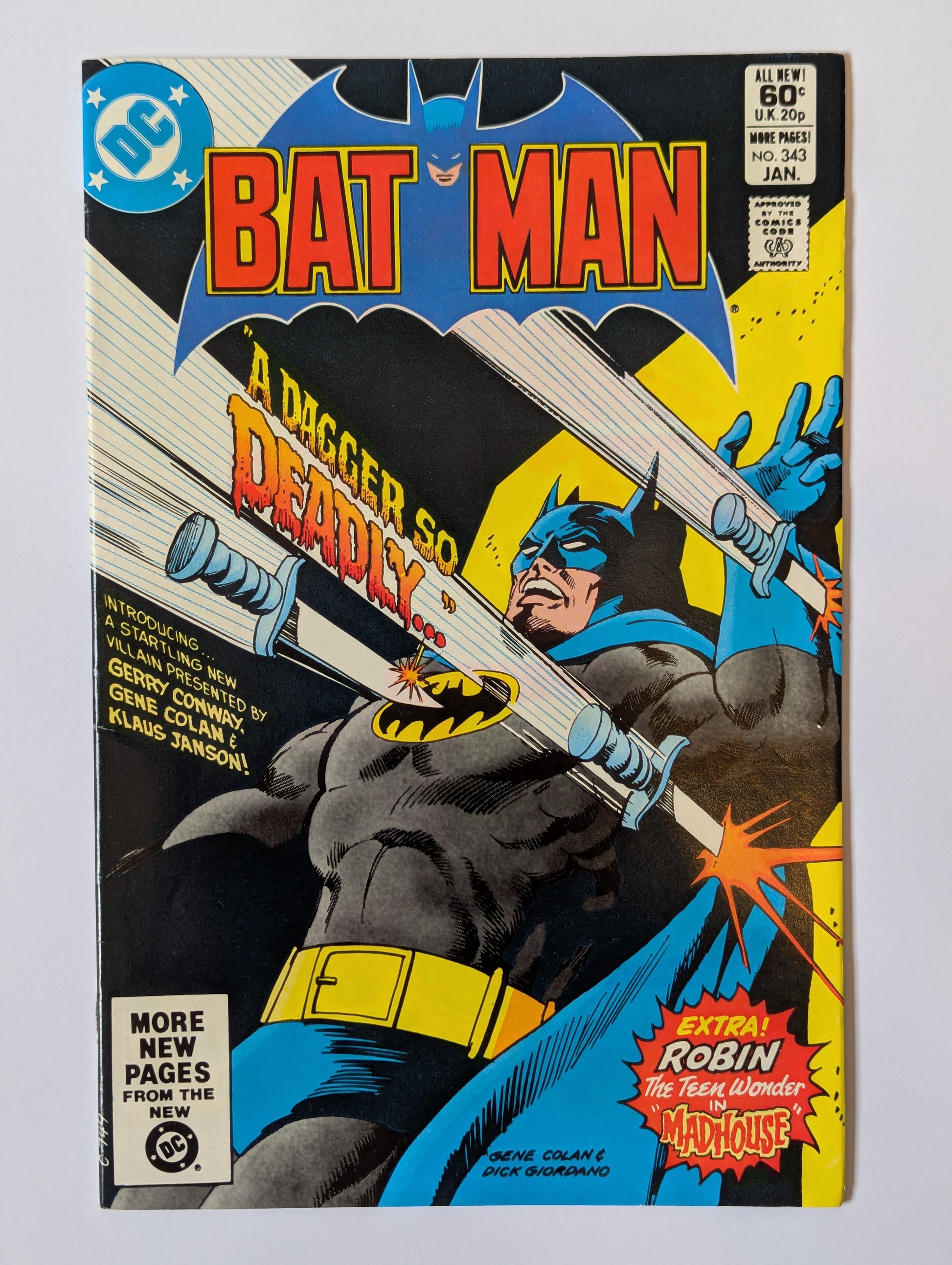 Batman #343 DC Comic Book