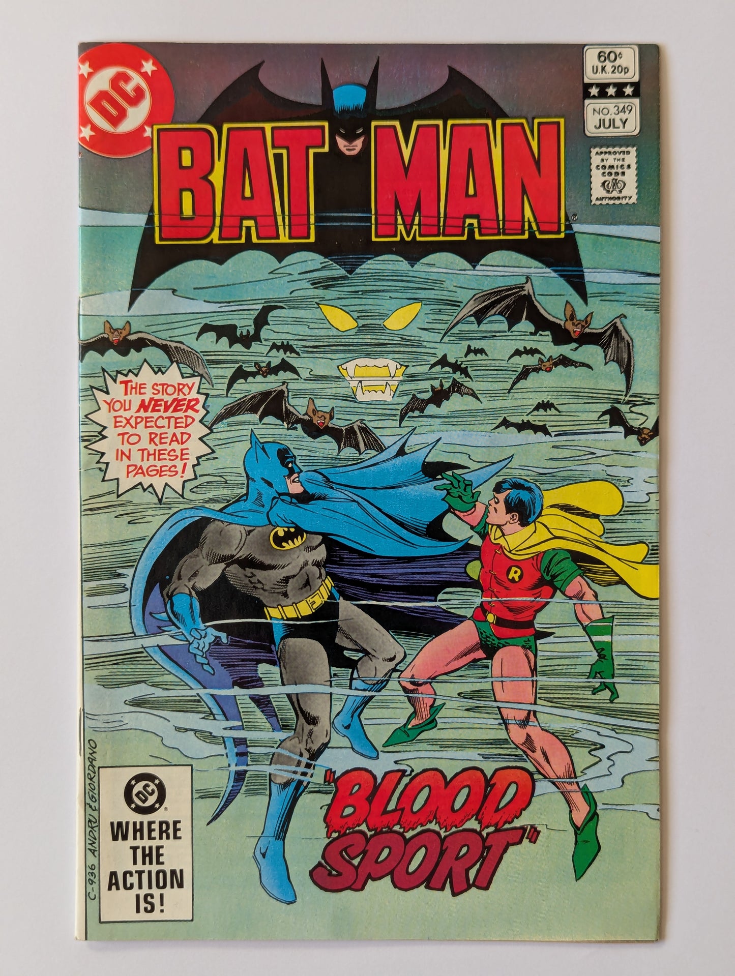 Batman #349 DC Comic Book