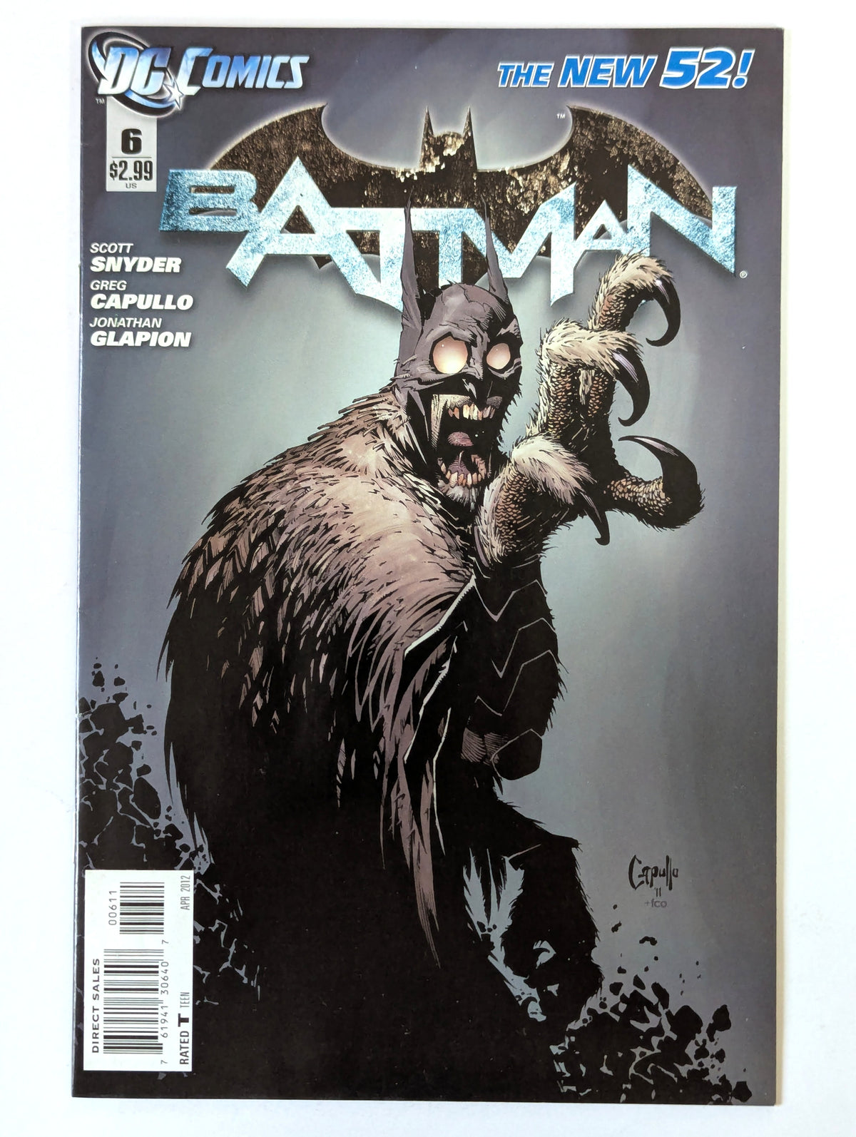 Batman #6 2011 Series DC Comic Book