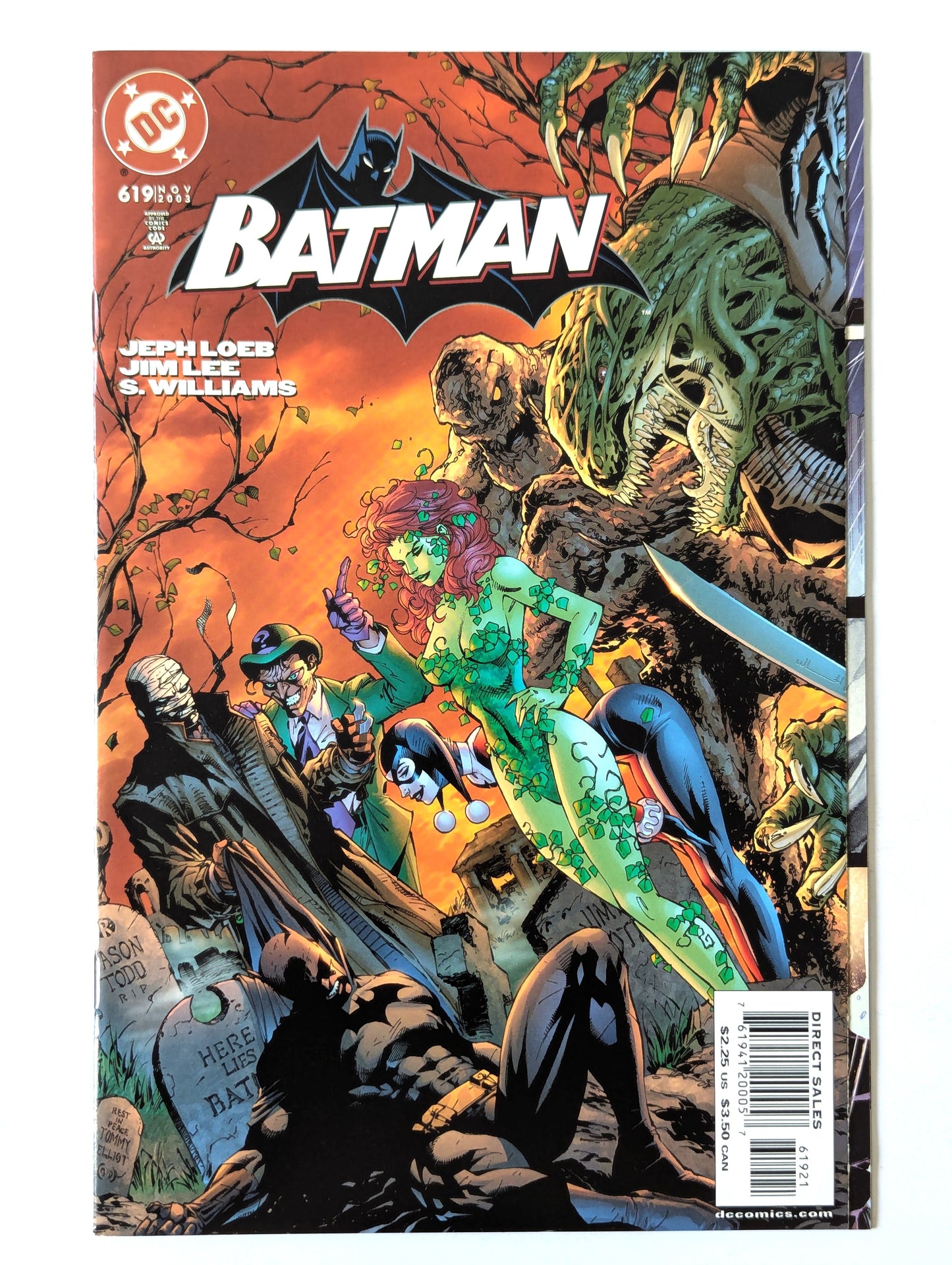Batman #619 Villains Variant DC Comic Book