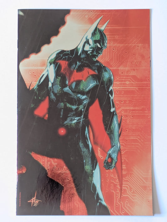 Batman Beyond #1 DC Comic Book Gabriele Del'Otto Whatnot Virgin Variant Red Cover