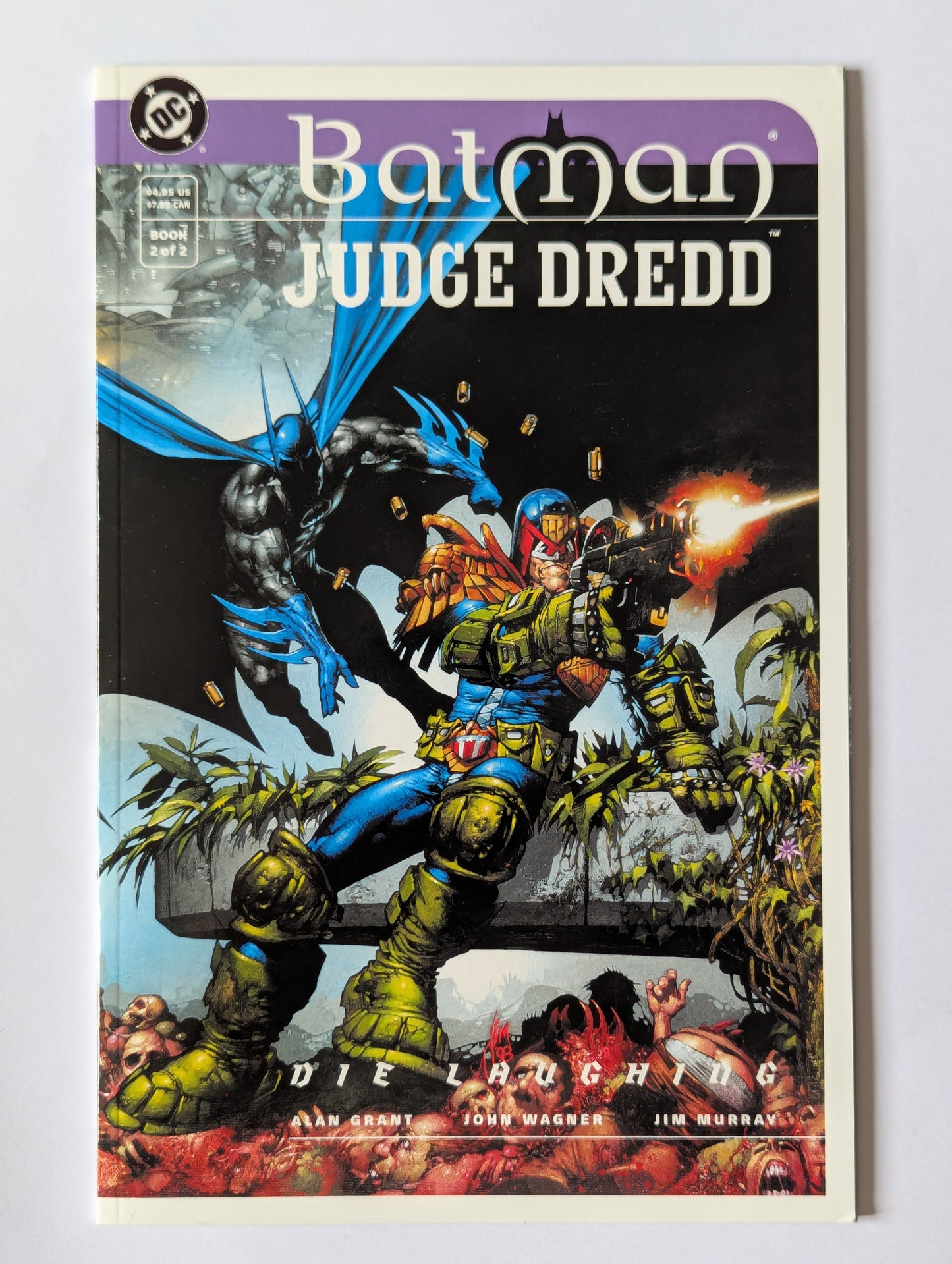 Batman / Judge Dredd Die Laughing #2 DC Comic Book