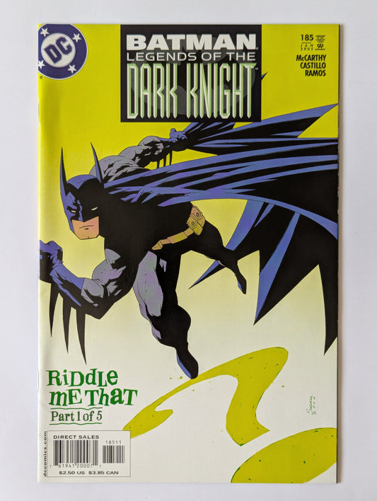 Batman Legends of the Dark Knight #185 DC Comic Book