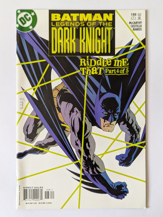 Batman Legends of the Dark Knight #188 DC Comic Book
