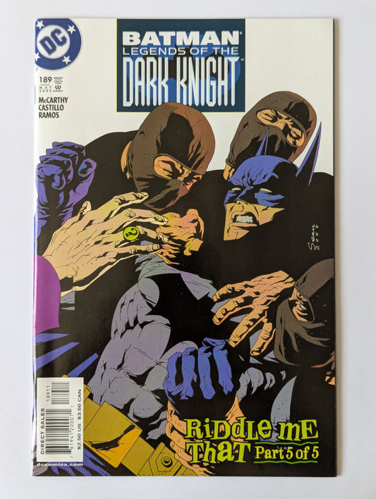 Batman Legends of the Dark Knight #189 DC Comic Book