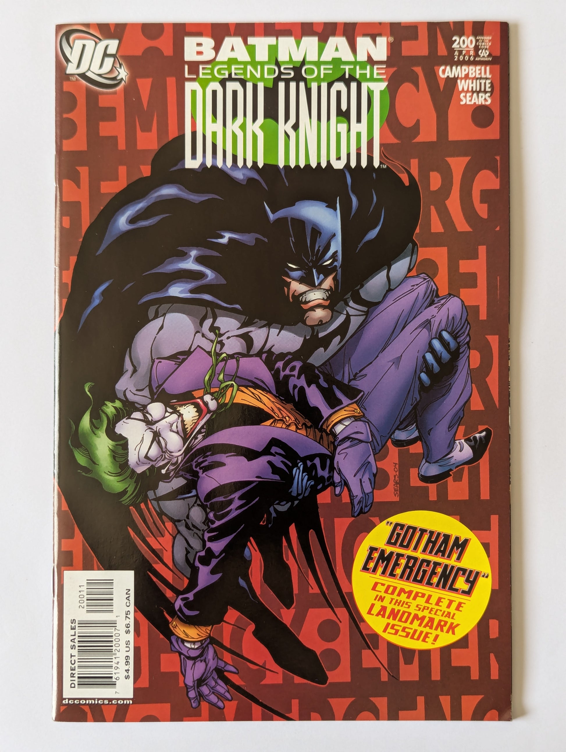 Batman Legends of the Dark Knight #200 DC Comic Book