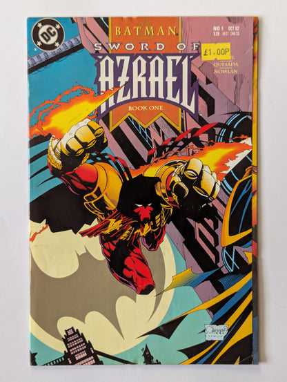 Batman: Sword of Azrael #1 DC Comic Book