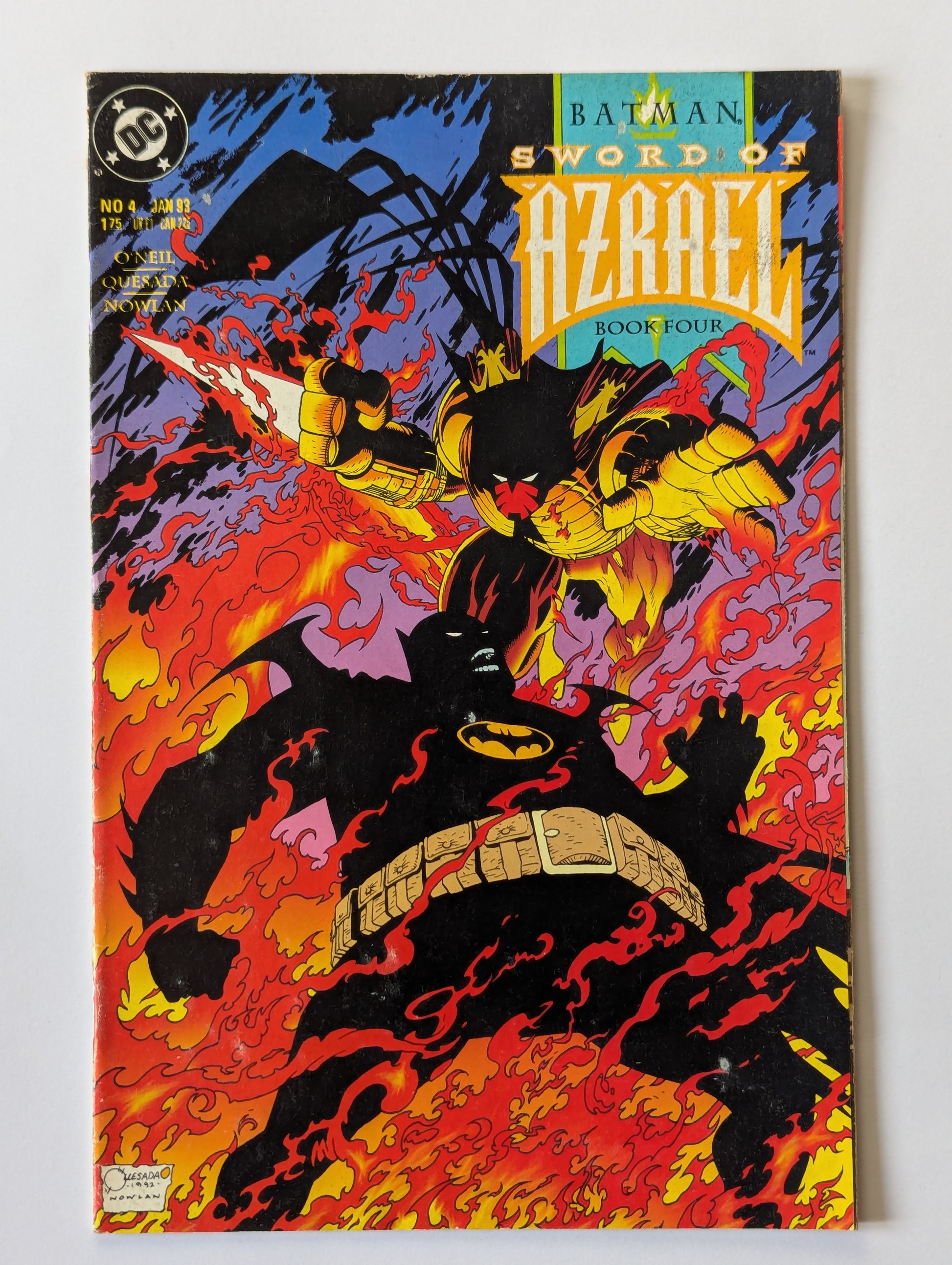 Batman: Sword of Azrael #4 DC Comic Book