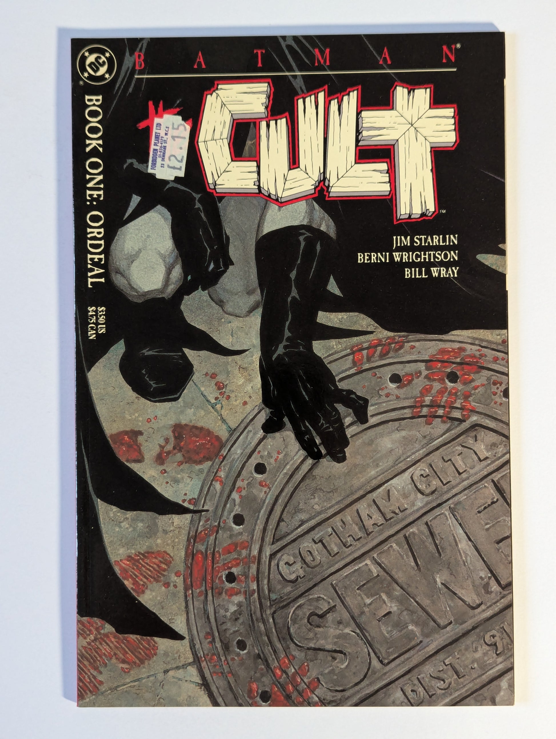 Batman The Cult #1 DC Comic Book
