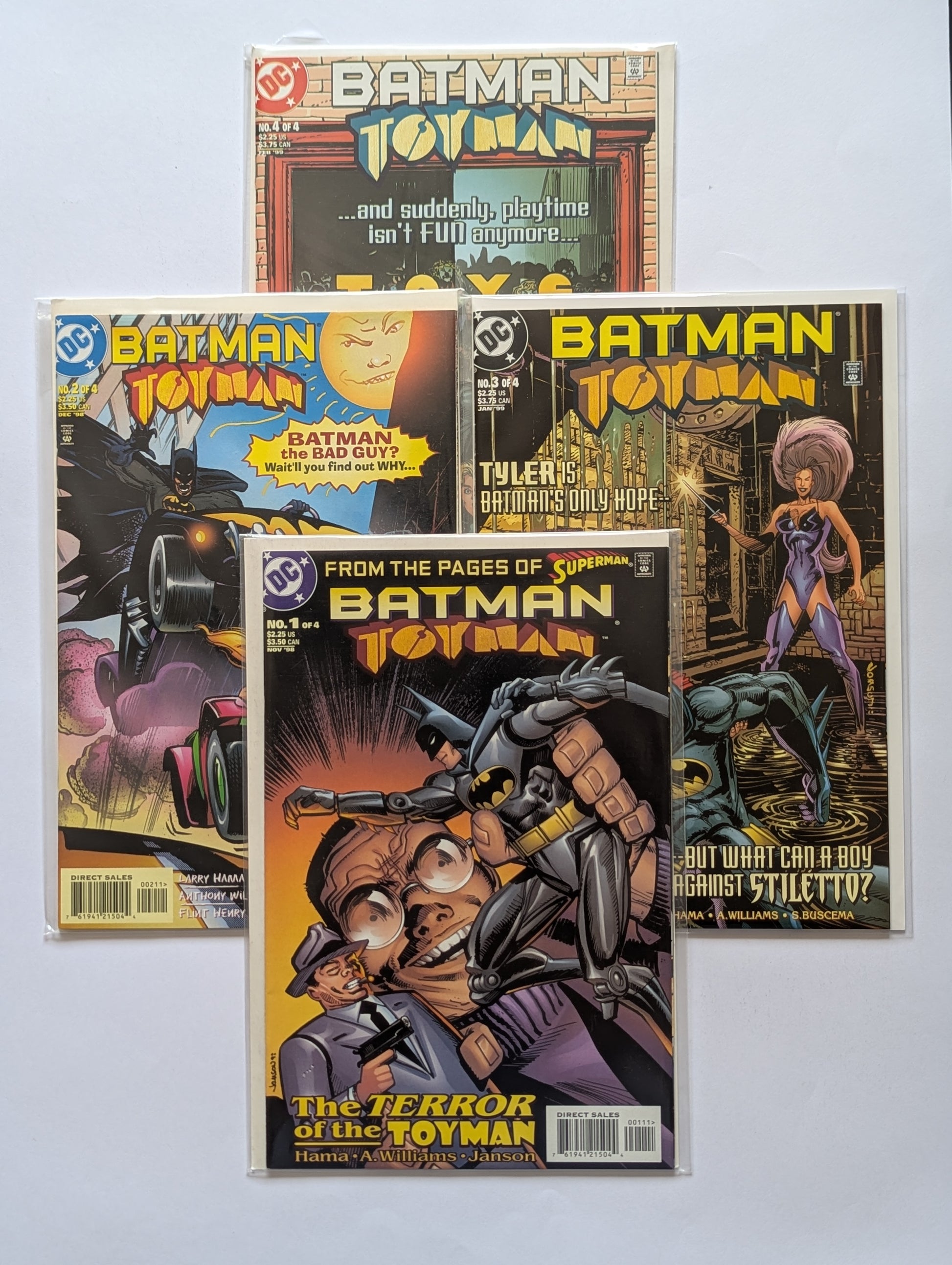 Batman: Toyman #1-4 DC Limited Series Comic Book Set