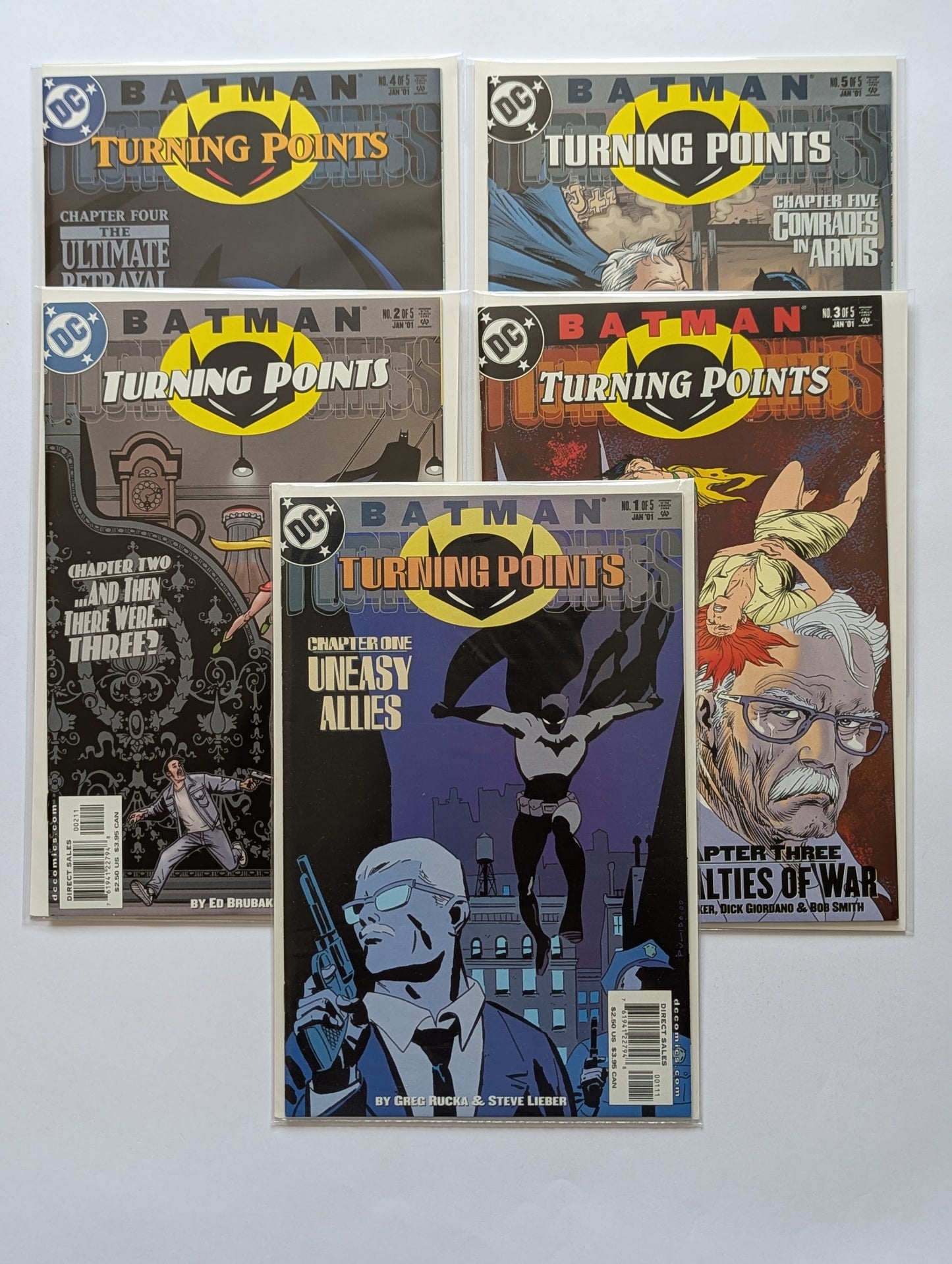 Batman: Turning Points #1-5 DC Limited Series Comic Book Set