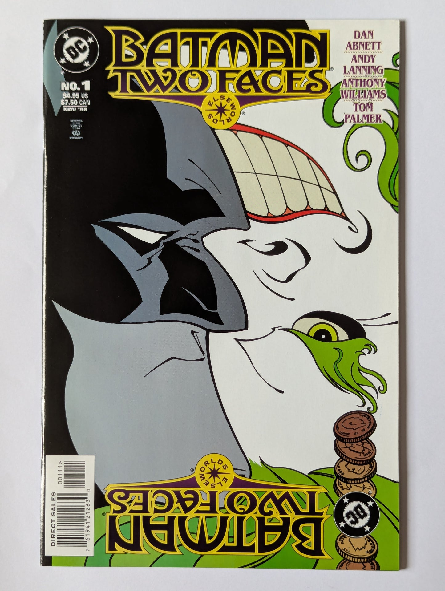 Batman: Two-Faces #1 DC Comic Book