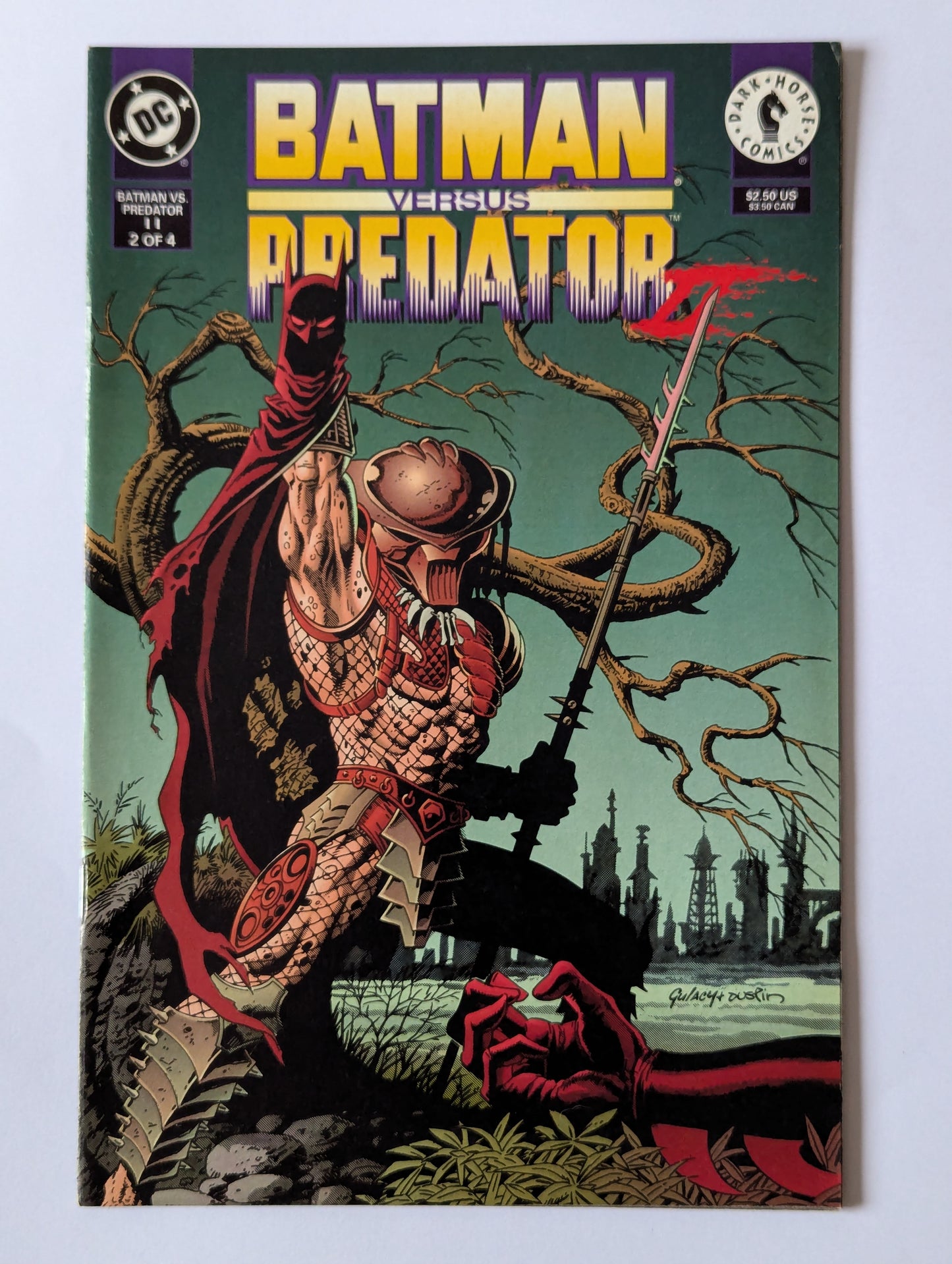 Batman vs Predator II #2 DC Comic Book