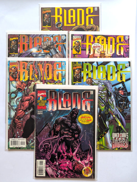 Blade 1999 Series #1-6 Marvel Comic Book Set