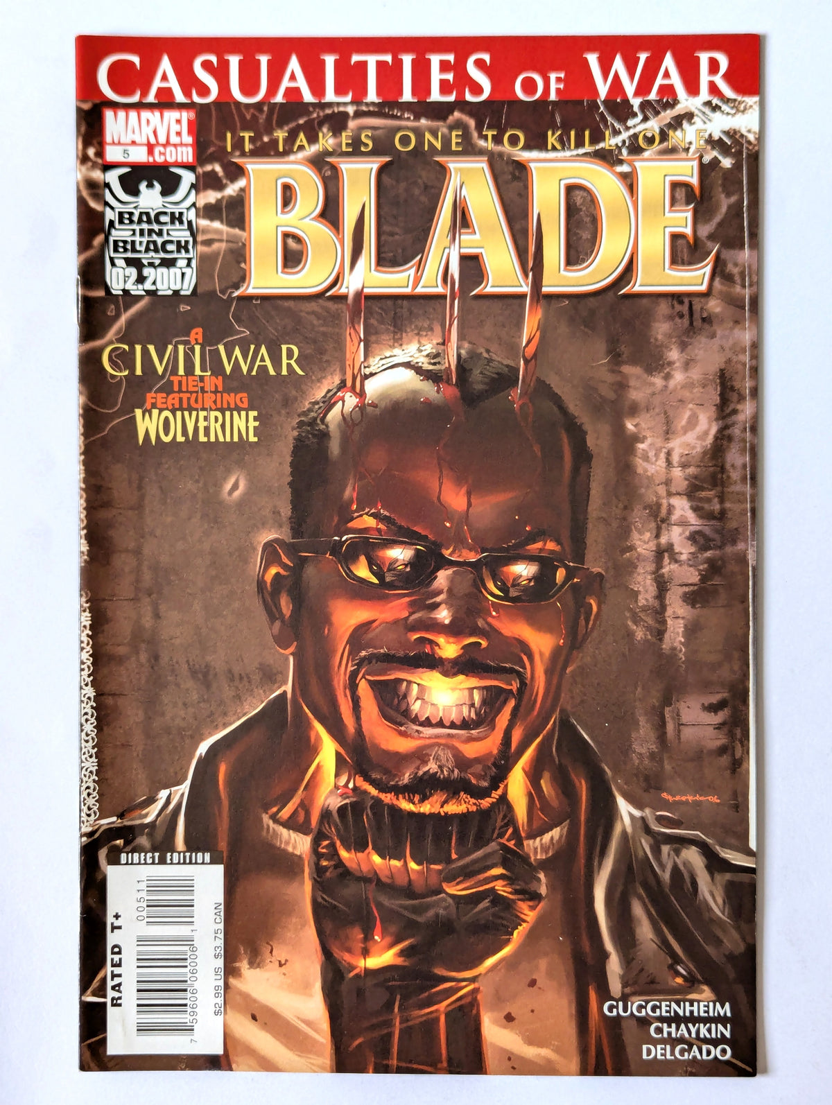Blade #5 Marvel Comic Book