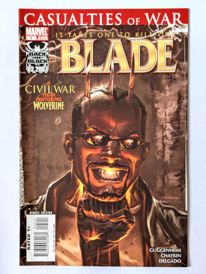 Blade #5 Marvel Comic Book