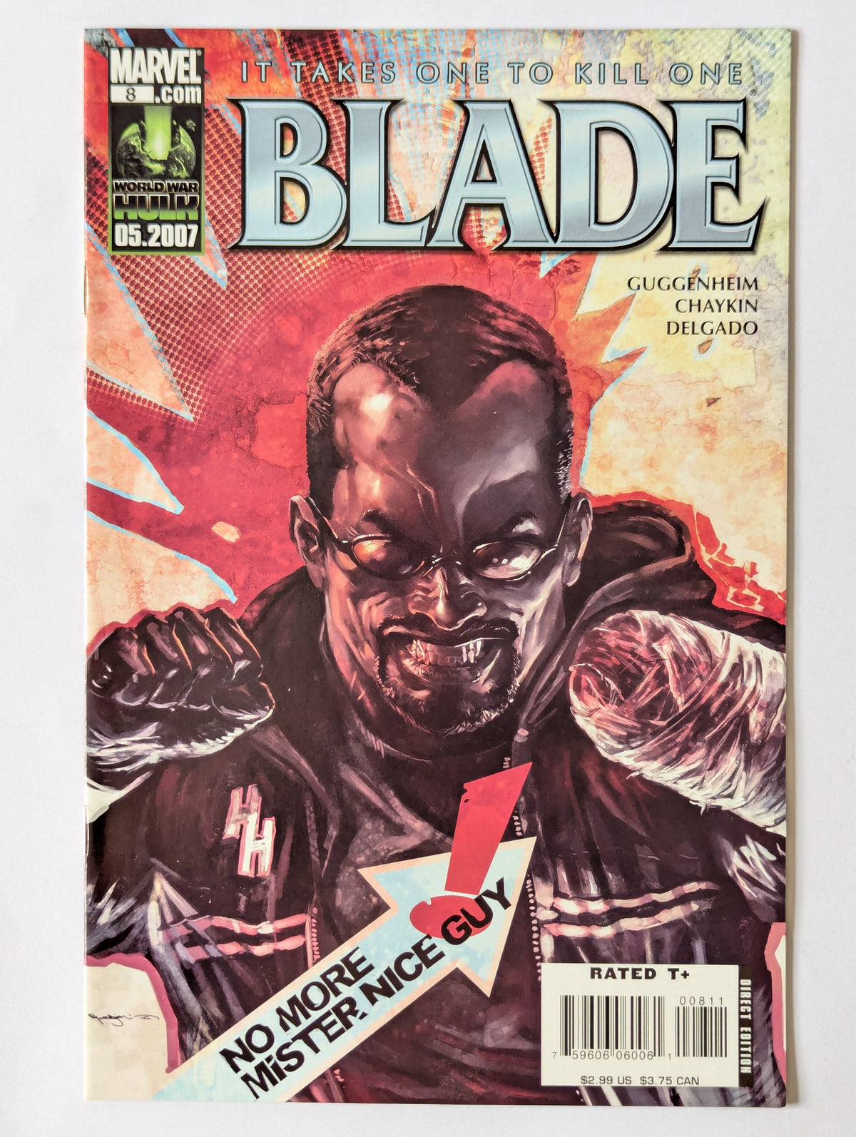 Blade #8 Marvel Comic Book