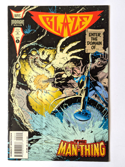 Blaze #2 Marvel Comic Book