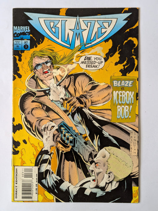 Blaze #3 Marvel Comic Book