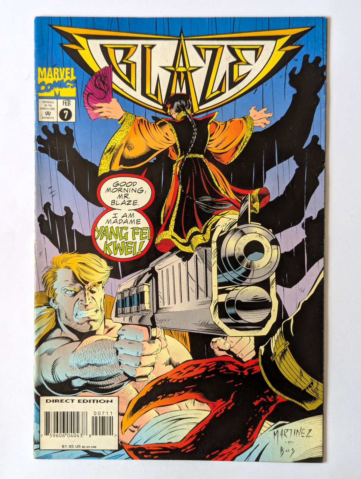 Blaze #7 Marvel Comic Book