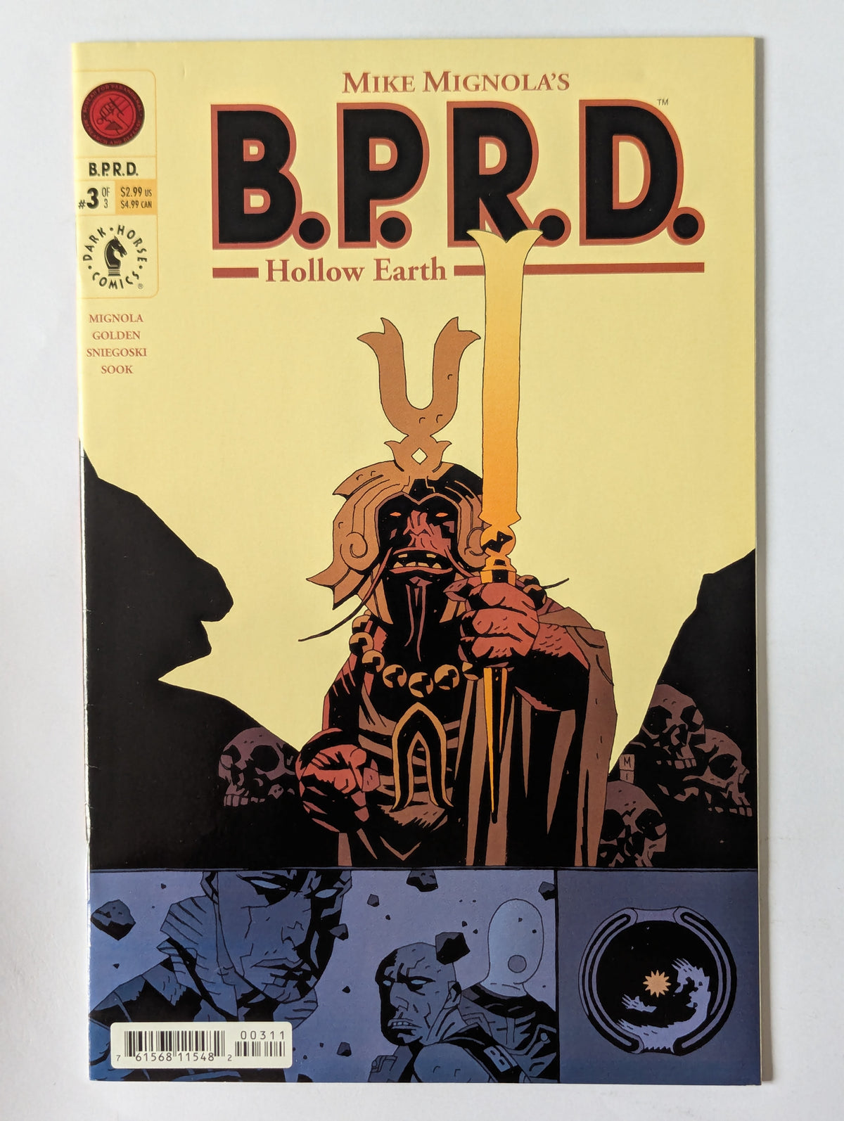 BRPD Hollow Earth #3 Dark Horse Comic Book