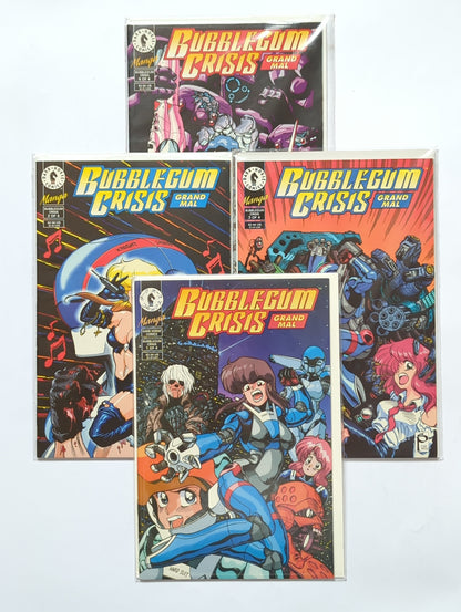 Bubblegum Crisis: Grand Mna #1-4 Complete Limited Series Dark Horse Comic Book Set