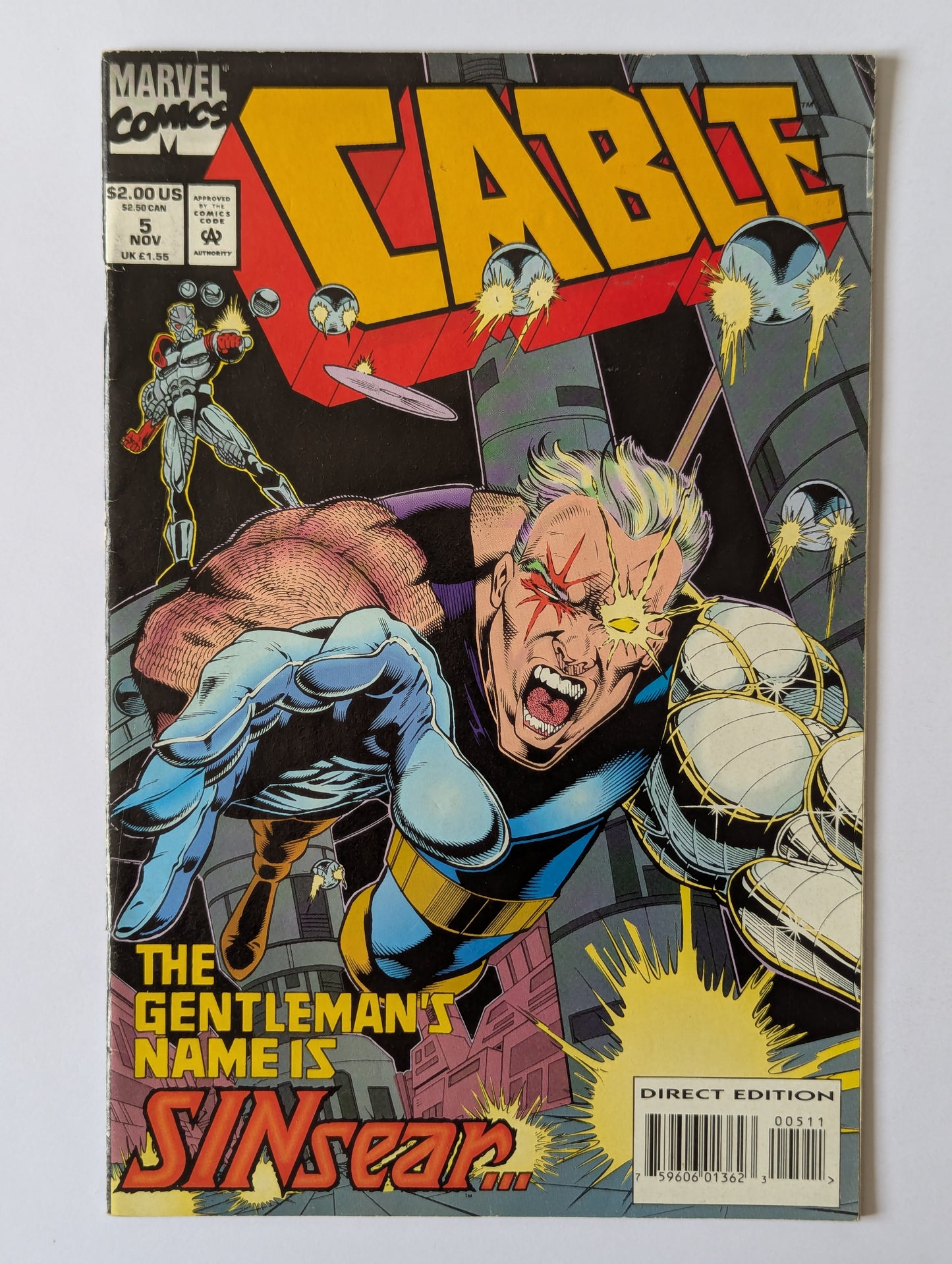 Cable #5 Marvel Comic Book