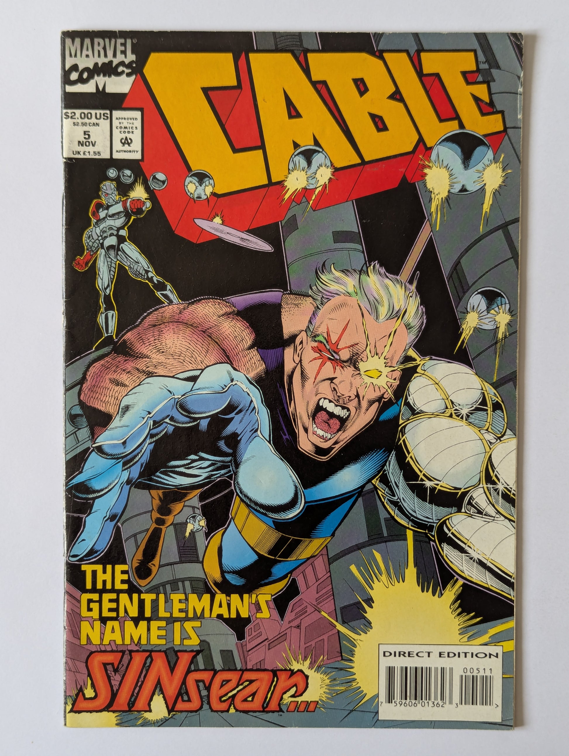 Cable #5 Marvel Comic Book