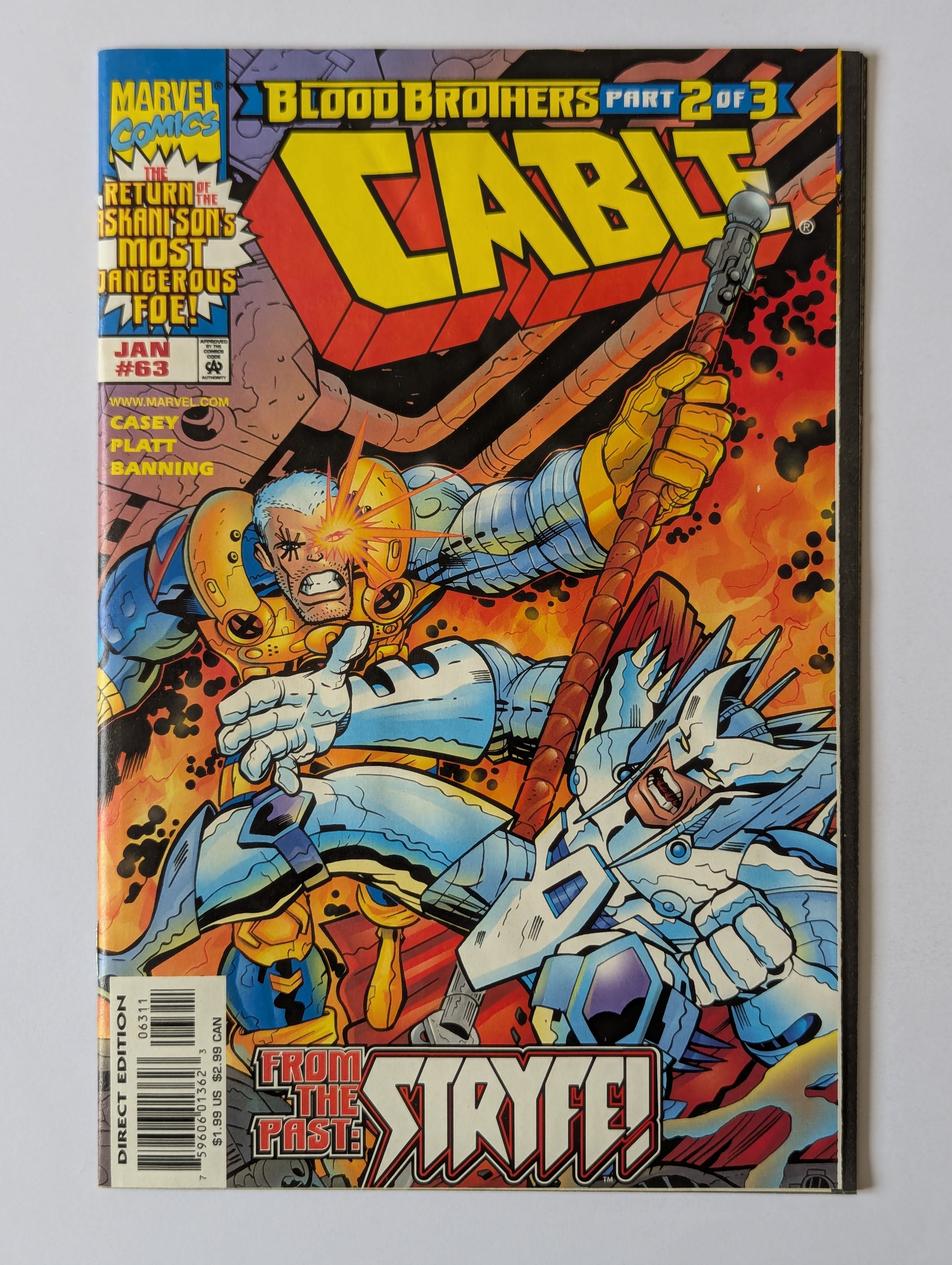 Cable #63 Marvel Comic Book