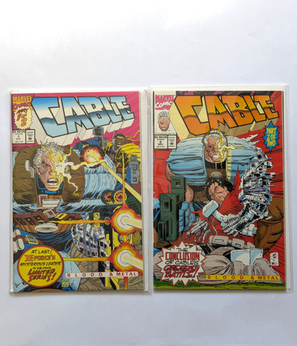 Cable #1-2 Limited Series Marvel Comic Book Set