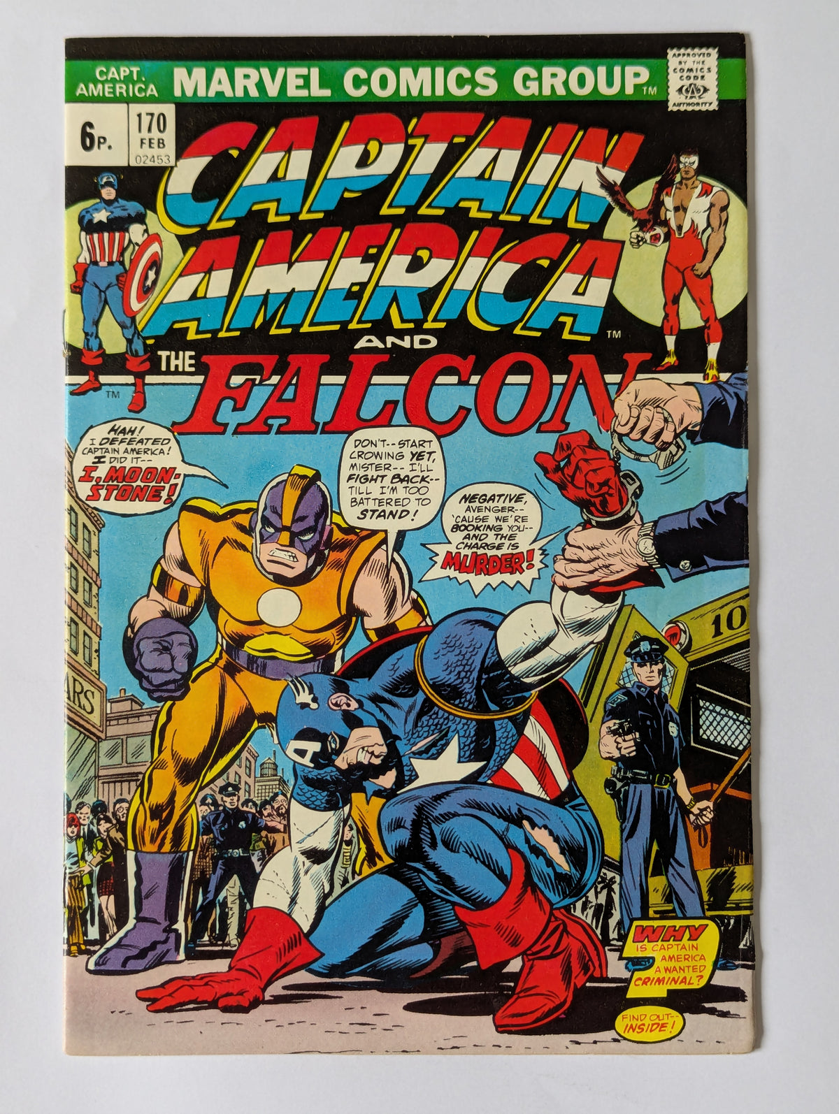 Captain America #170 Marvel Comic Book