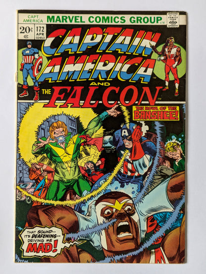 Captain America #172 (1968 Series) - Detached Cover