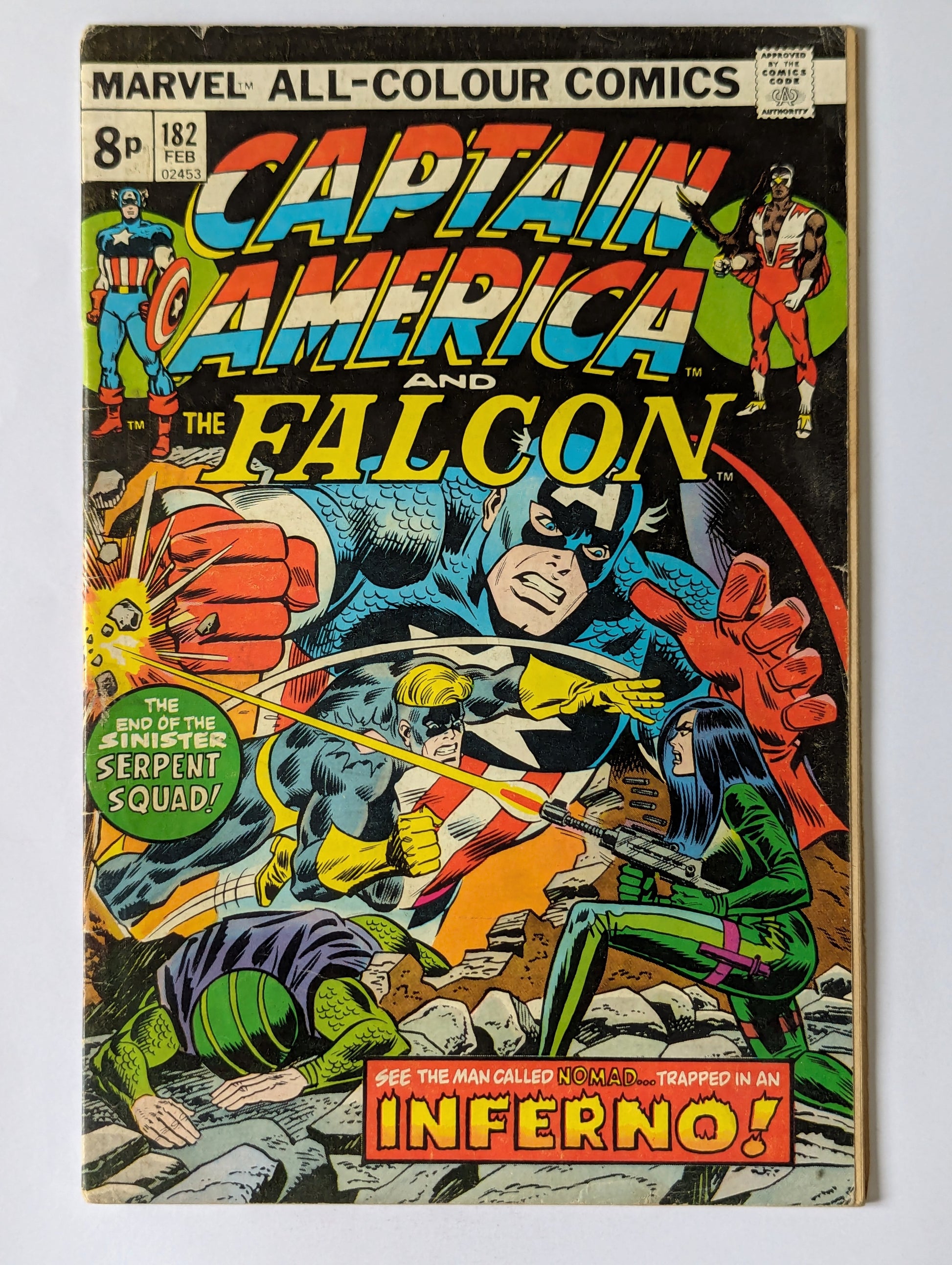 Captain America #182 Marvel Comic Book