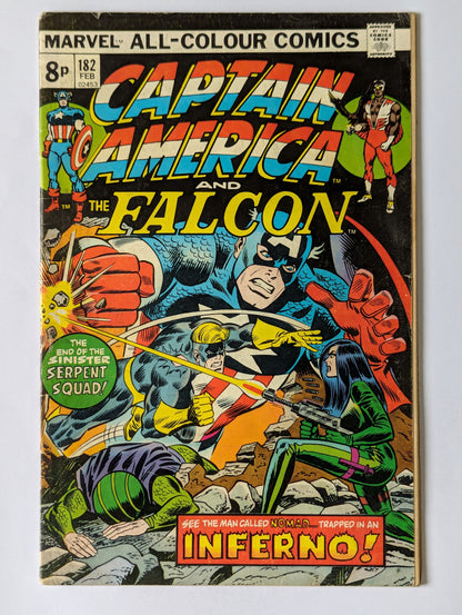 Captain America #182 Marvel Comic Book