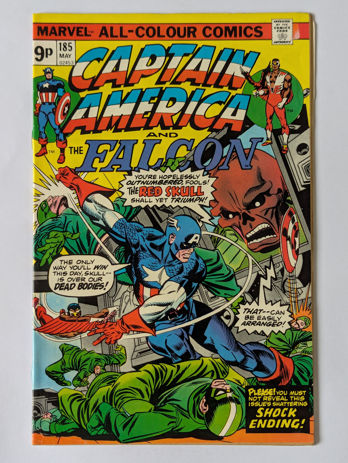 Captain America #185 Marvel Comic Book