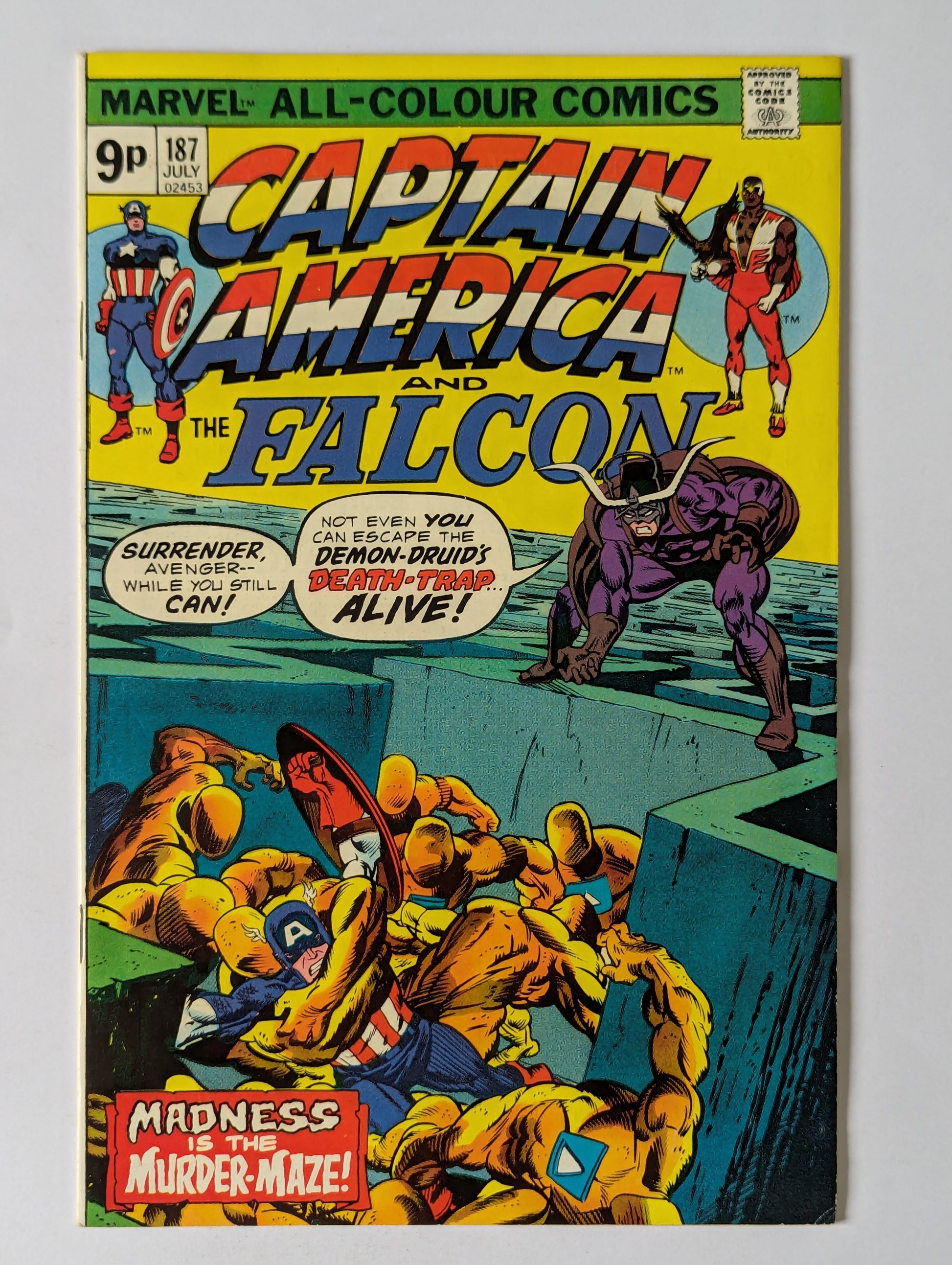 Captain America #187 Marvel Comic Book
