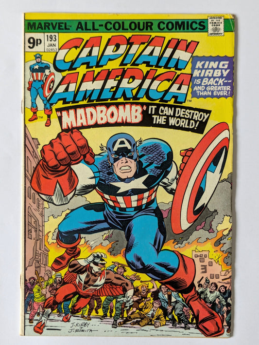Captain America #193 Marvel Comic Book