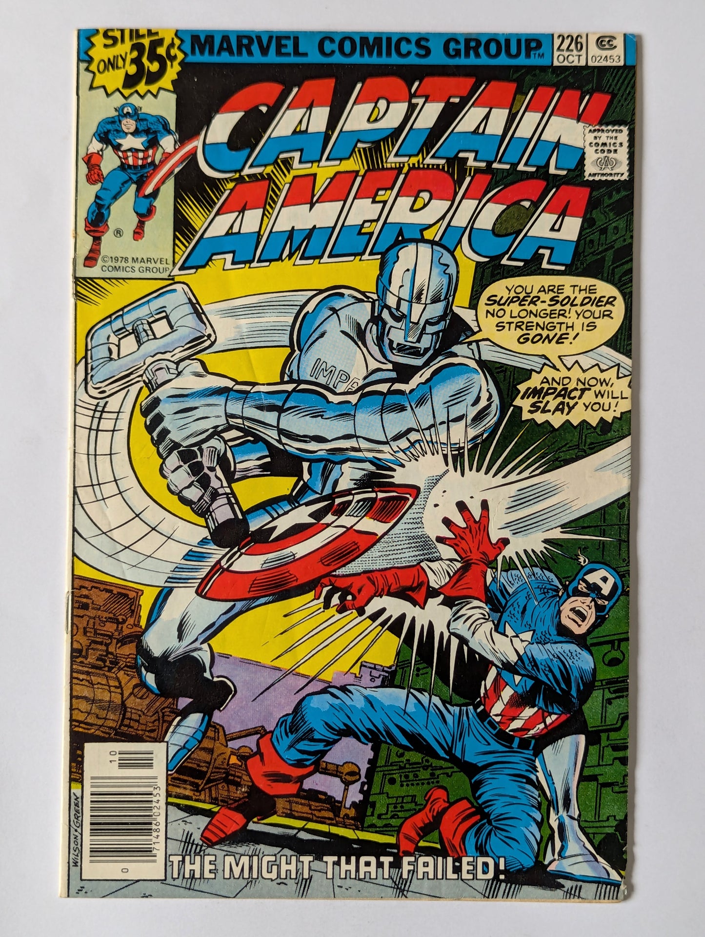 Captain America #226 Marvel Comic Book