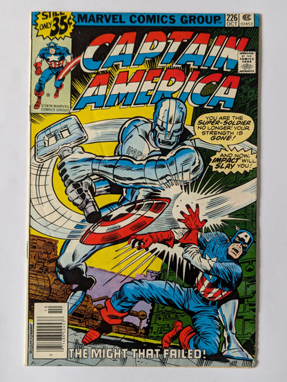 Captain America #226 Marvel Comic Book