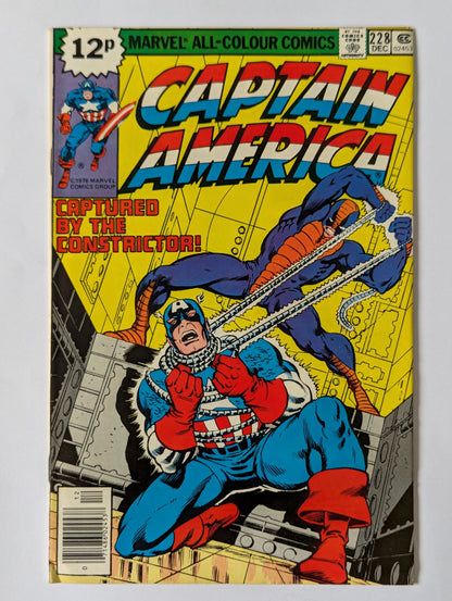 Captain America #228 Marvel Comic Book