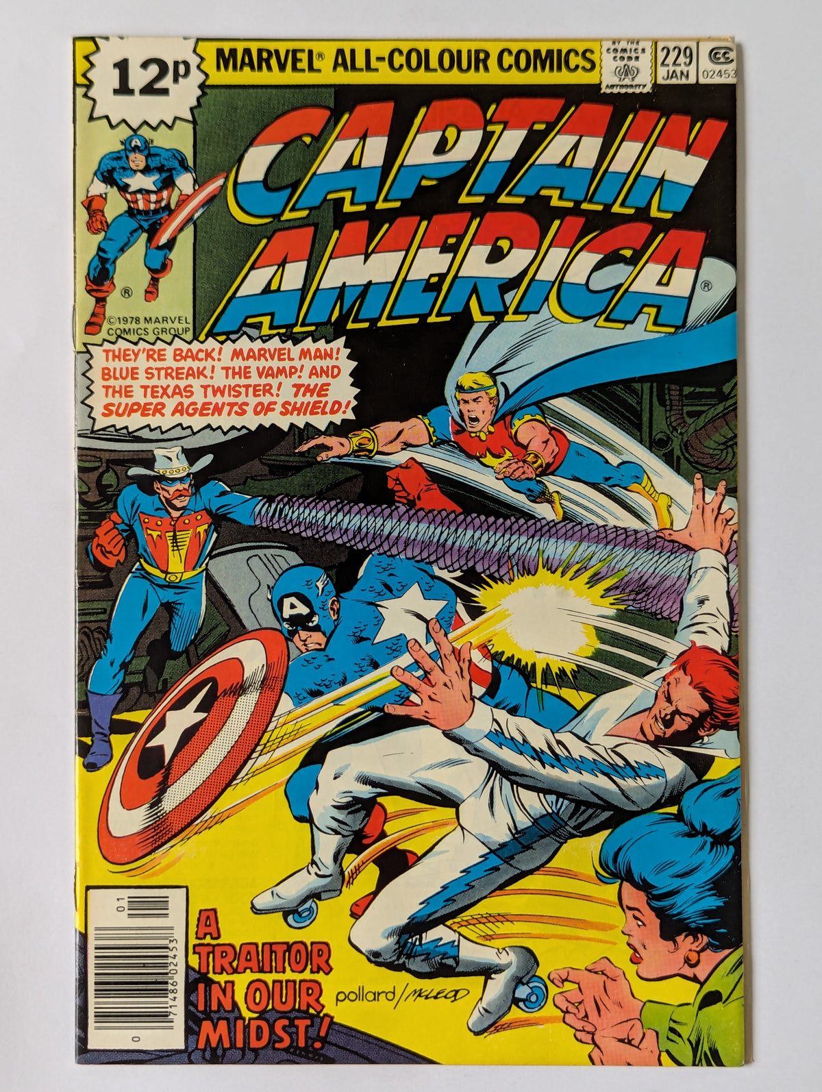 Captain America #229 Marvel Comic Book