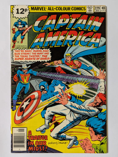 Captain America #229 Marvel Comic Book