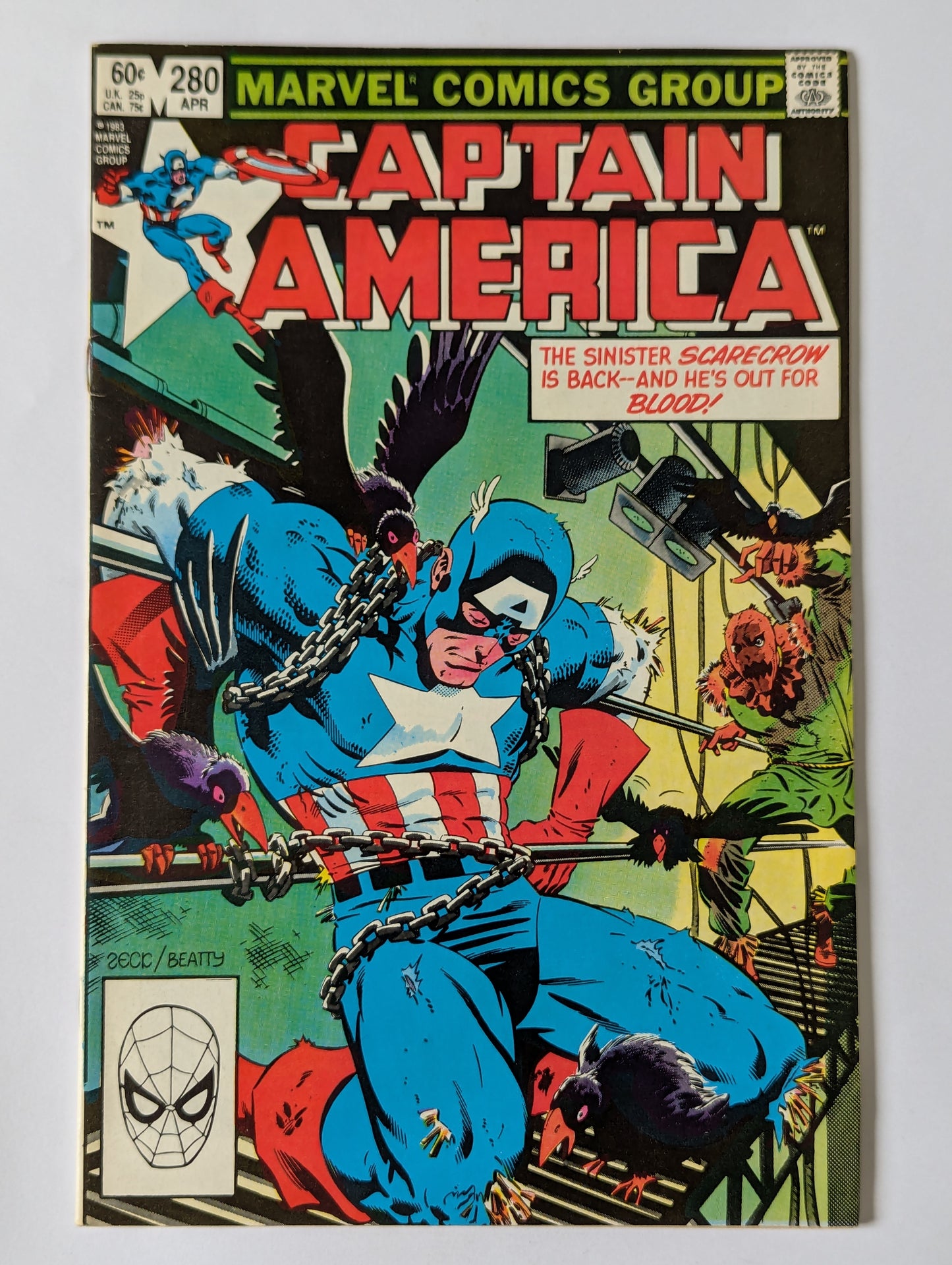 Captain America #280 Marvel Comic Book